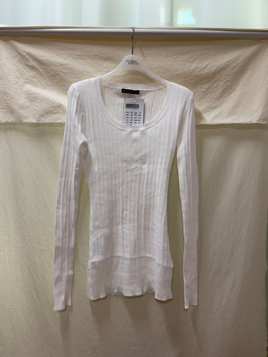 브랜디멜빌 슬림핏 롱니트 상품이미지1