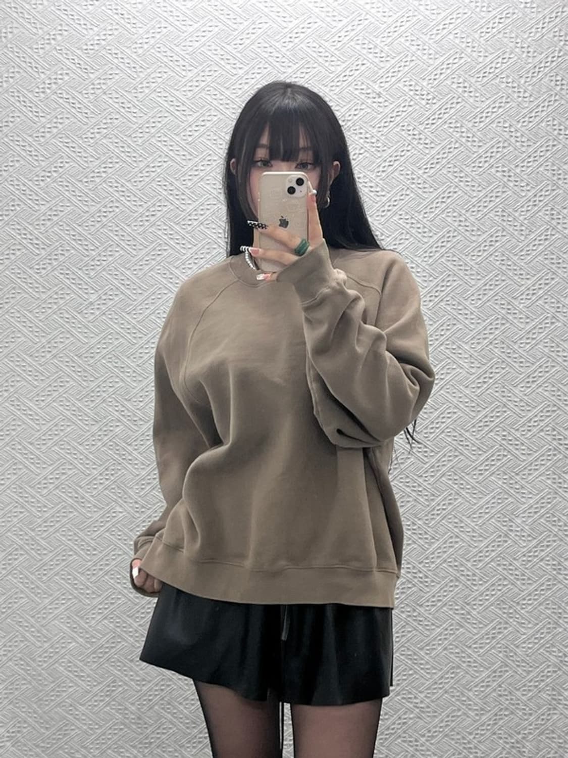 피어 오브 갓 에센셜 빈티지 모던 캐주얼 빅로고 맨투맨 M C10227 상품이미지2