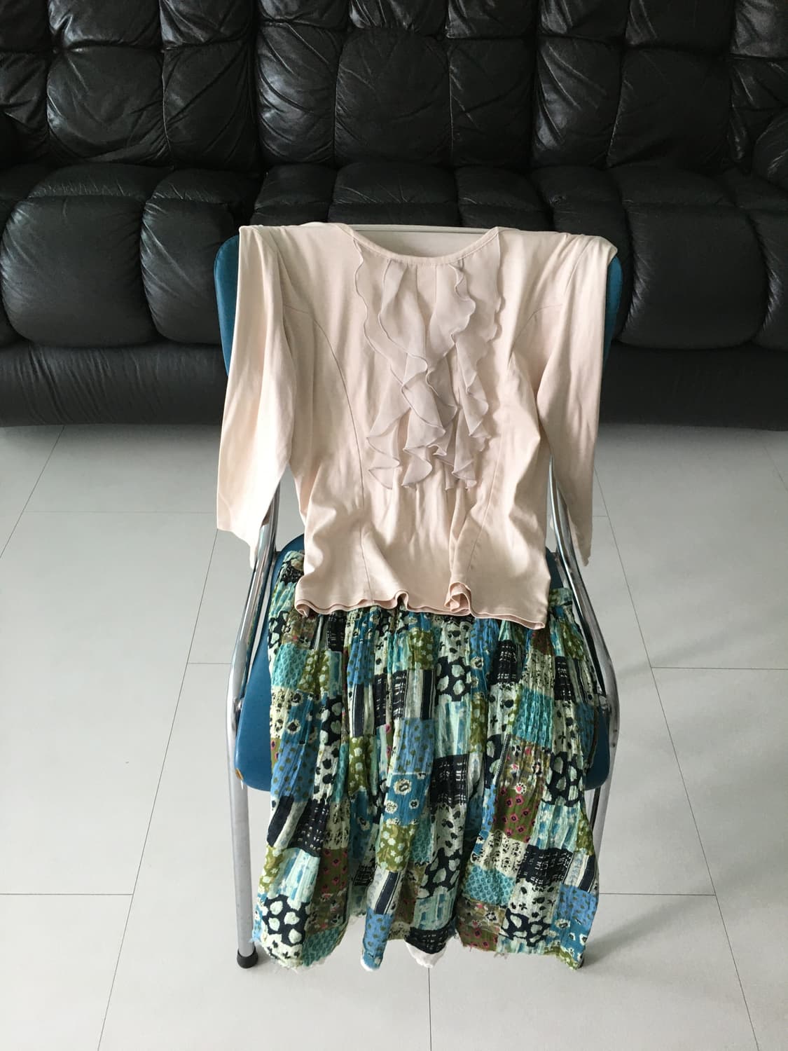 patchwork mini skirt 상품이미지3