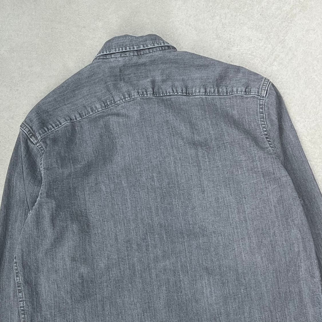 랭글러 그레이 데님셔츠 s09041 상품이미지4