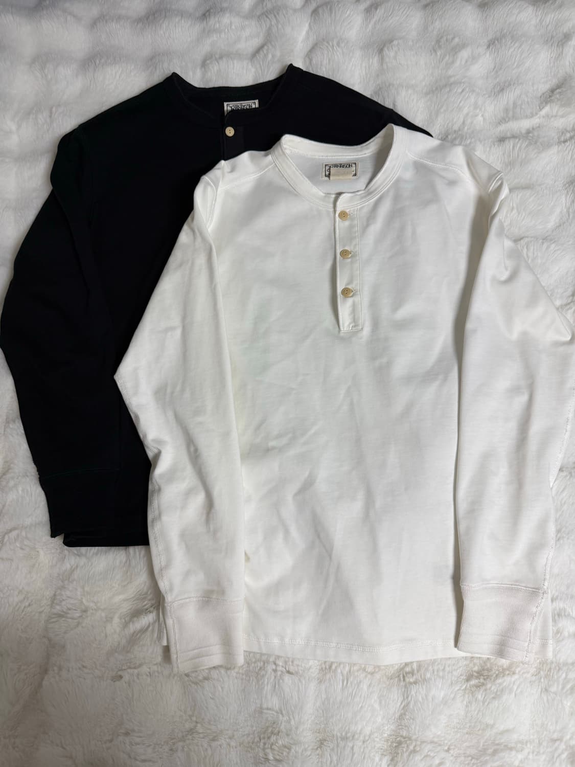 [XL] 브론슨 헨리넥 롱슬리브 2종 일괄 판매 상품이미지1