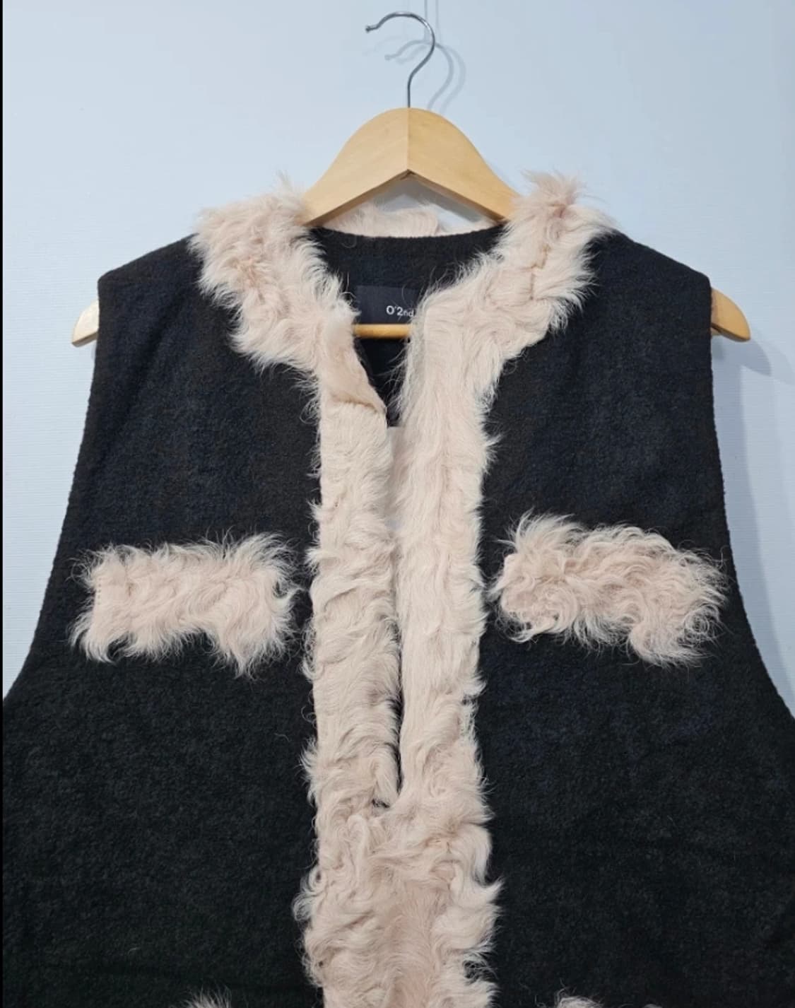 O'2nd 오즈세컨 롱 베스트 다크 가디건 ~66 상품이미지2