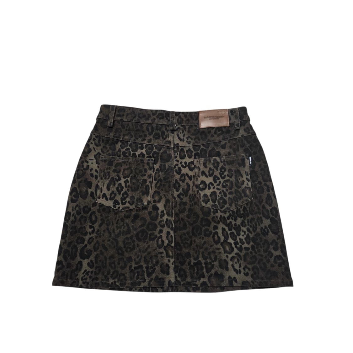 MAGPIEROBIN 맥파이로빈 레오파드 미니스커트 치마  상품이미지4