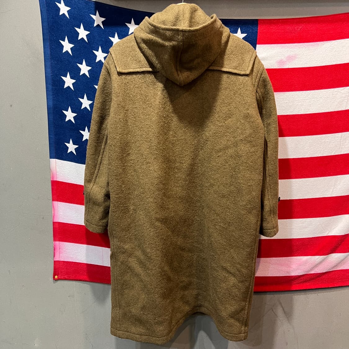 THEME 울 후드 롱코트 상품이미지2