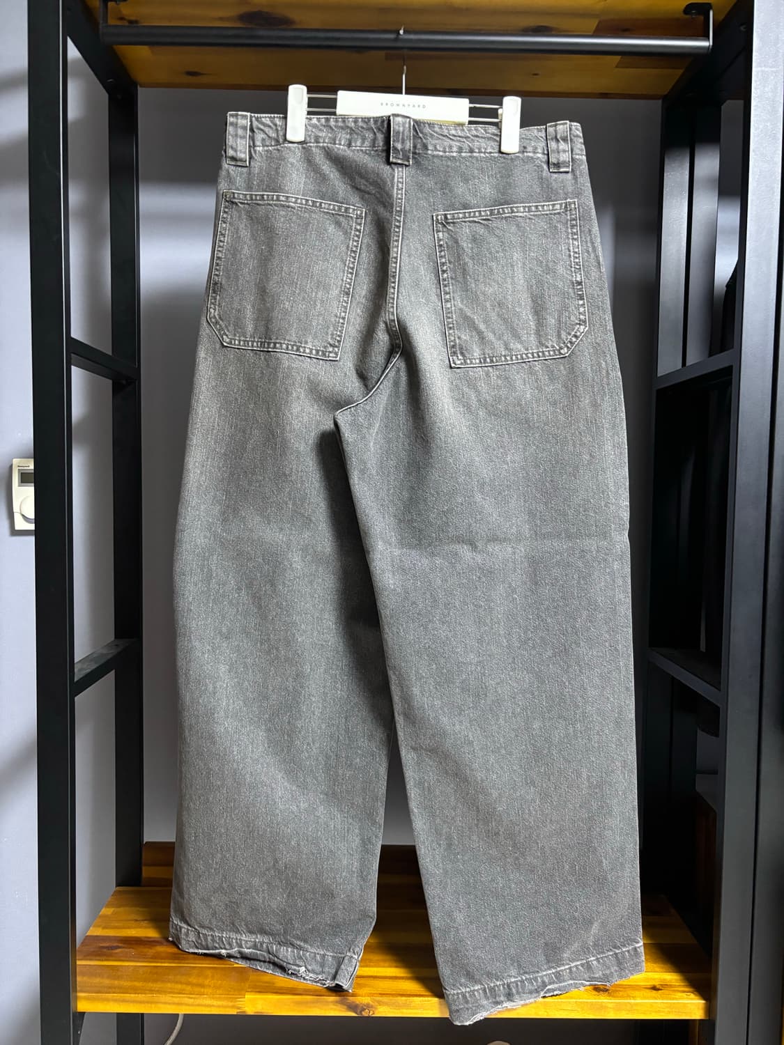 자라 배기 진 워시드 블랙 상품이미지3