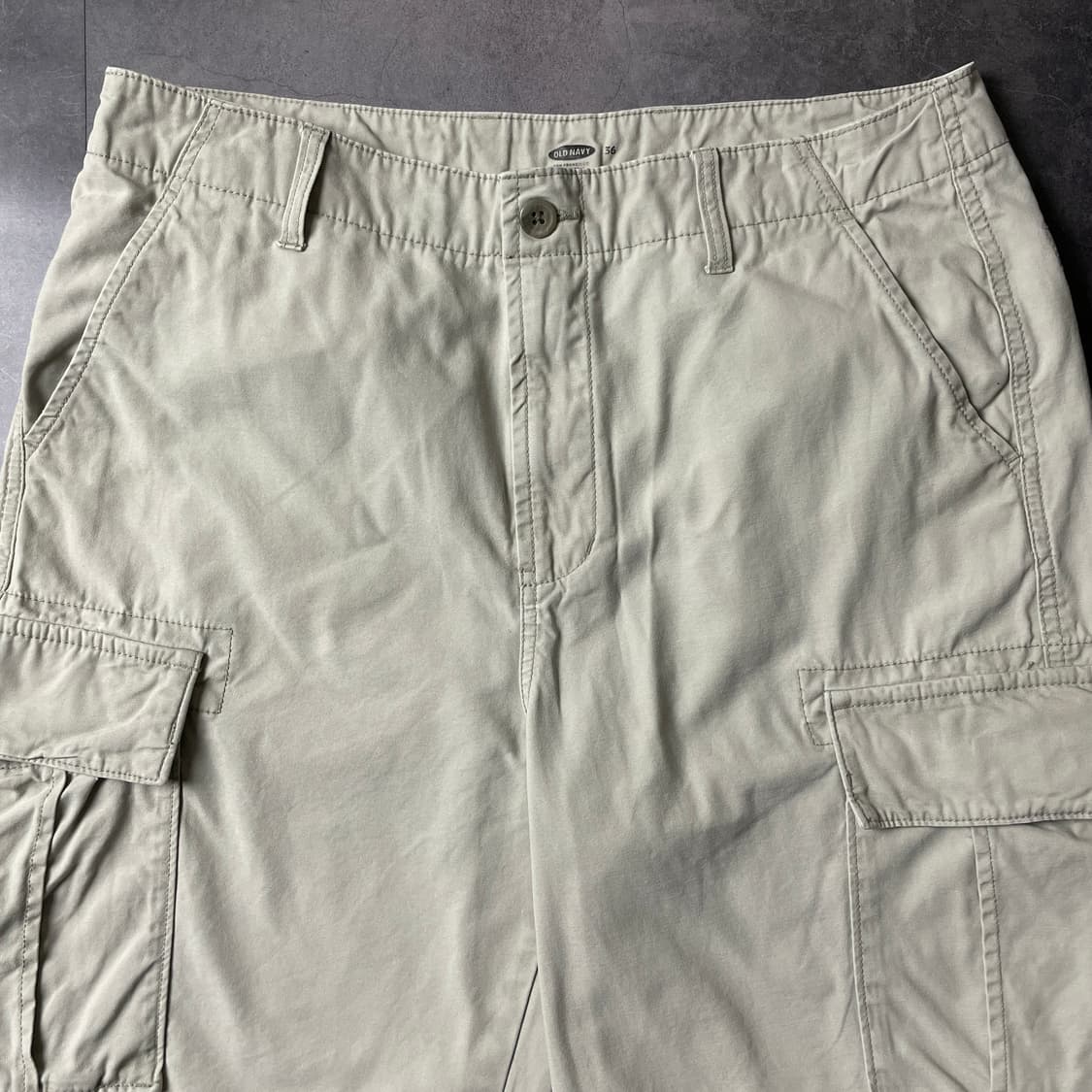 OLD NAVY 올드네이비 빈티지 아이보리 카고 하프 팬츠 A00784 상품이미지2