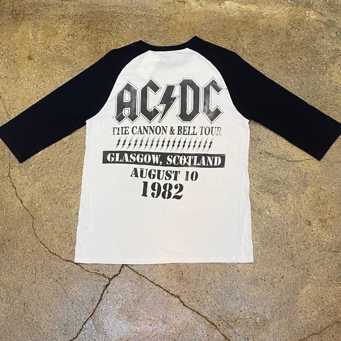 레어 미국 빈티지 acdc 공식 굿즈 티셔츠 래글런 나그랑티 상품이미지6