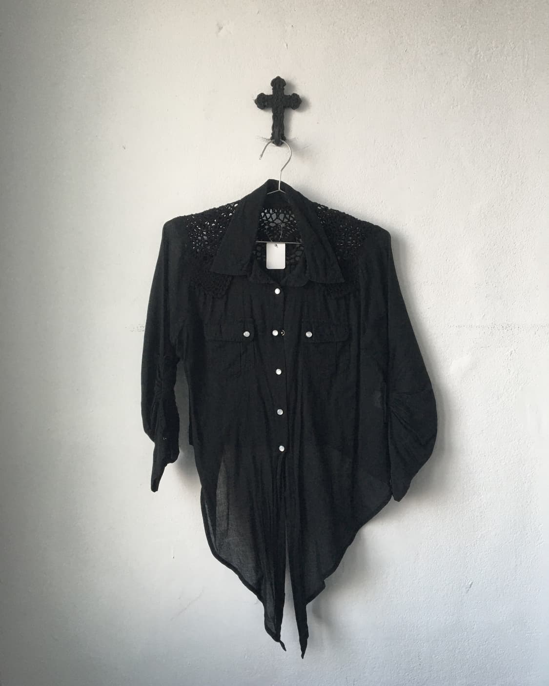 Crochet layer shirt 상품이미지1