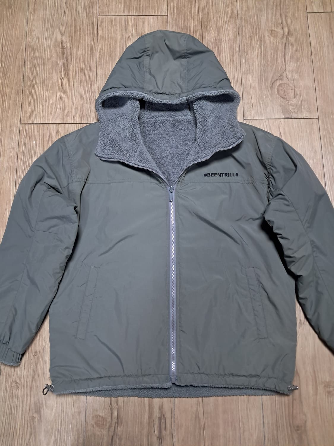 빈트릴 해시태그 양면 후드자켓 S 상품이미지6