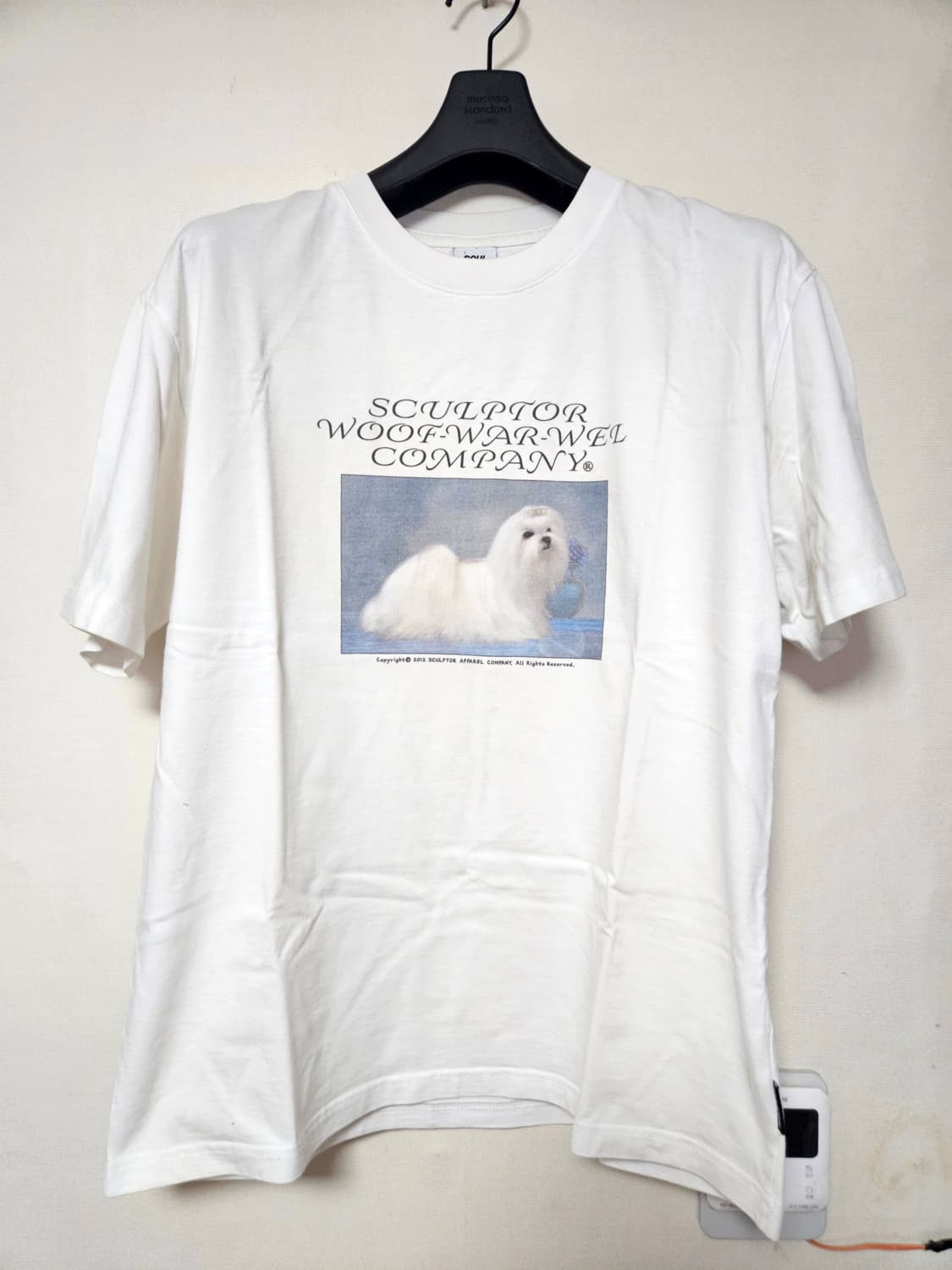 Puppy Talk Boxy Tee White 상품이미지1