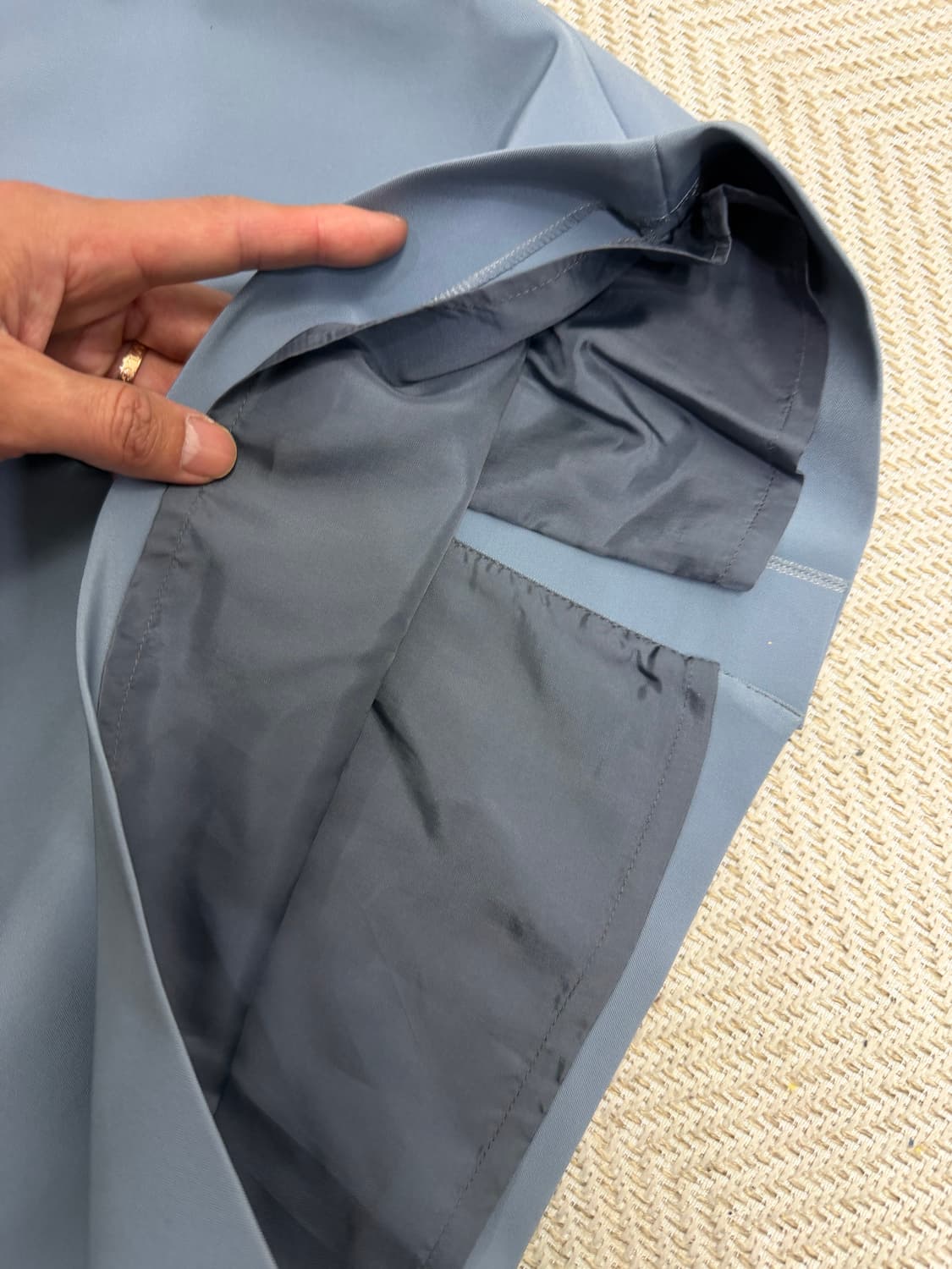 메장판정품) 프라다 여성 롱 스커트 치마 40 상품이미지5