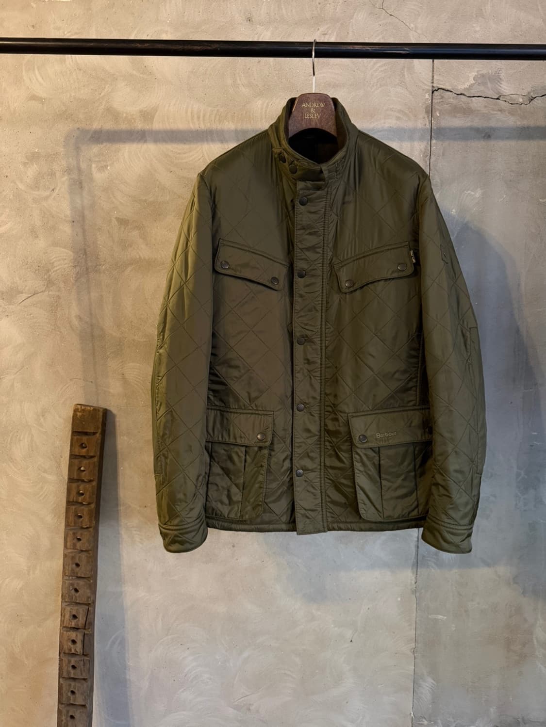 바버 퀼팅자켓 남성100 상품이미지10