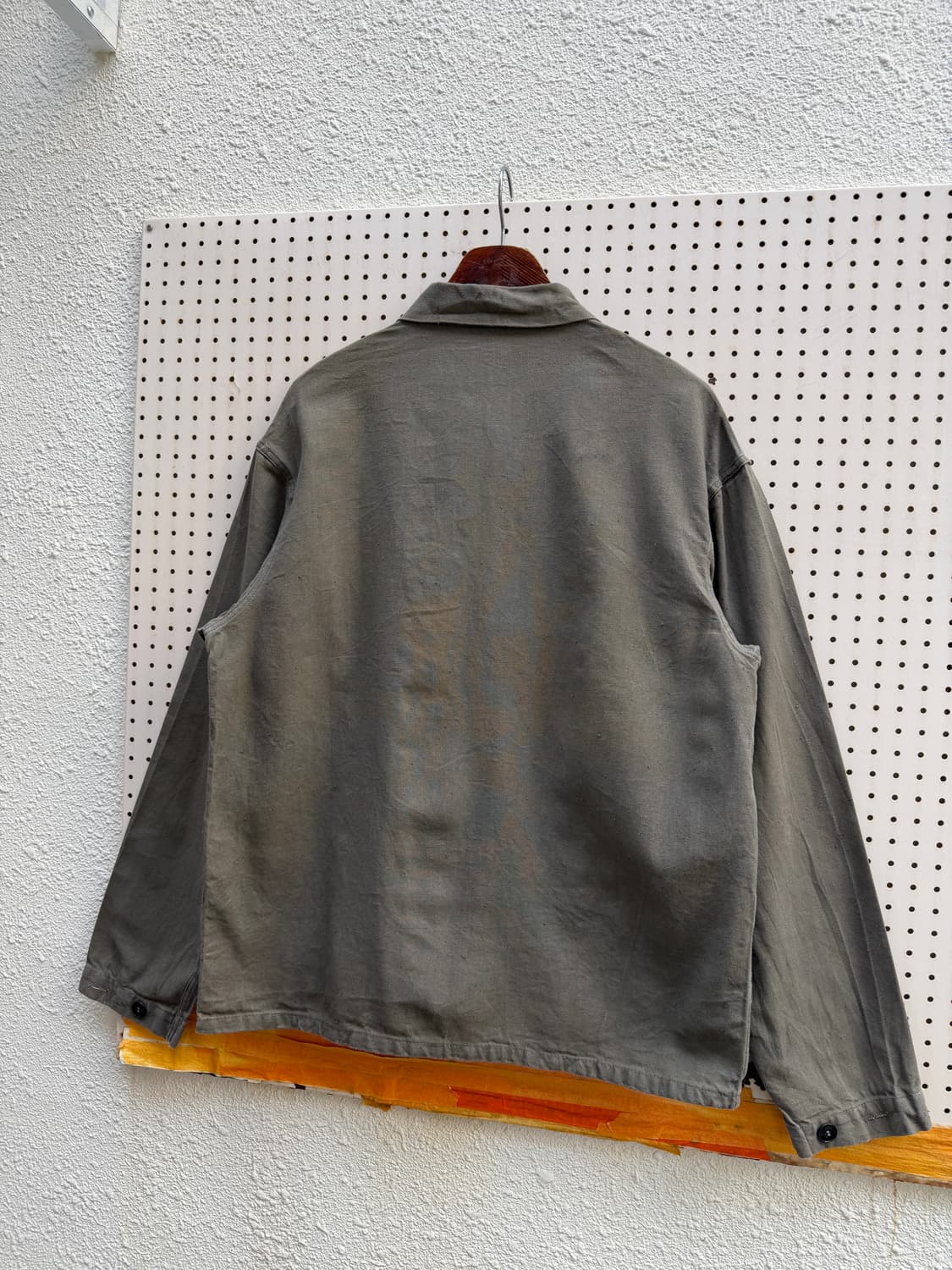 1970s FADED OLIVE KHAKI GERMAN 70s독일워크자켓 상품이미지10