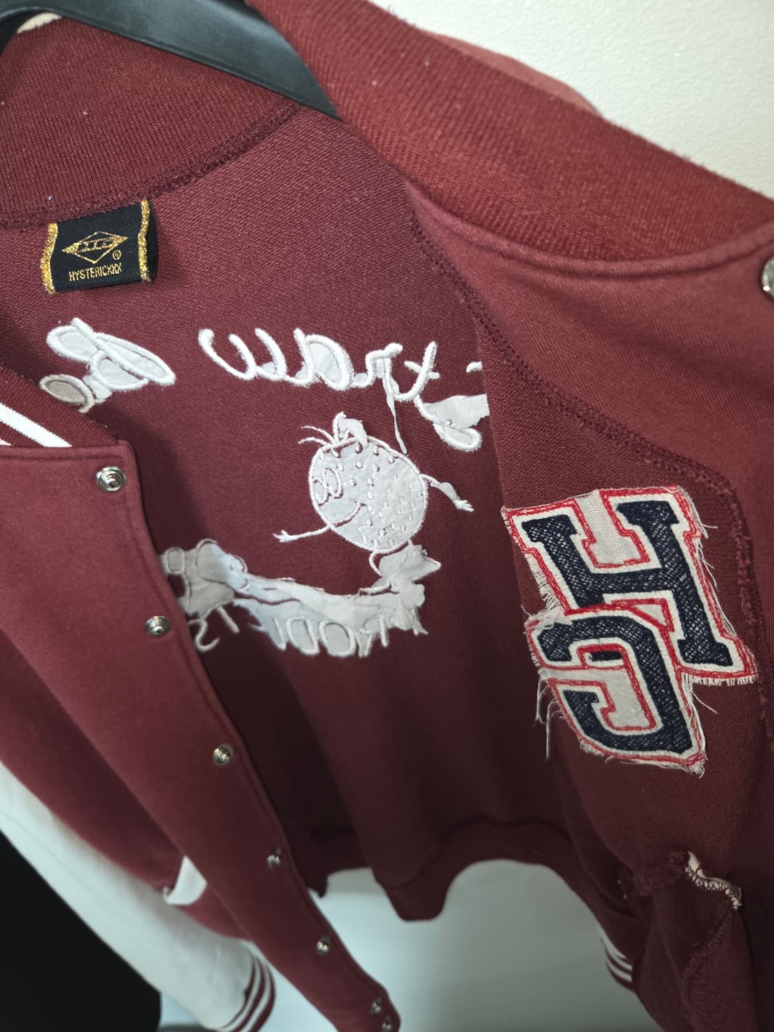 90s Hysteric Glamour Varsity Jacket 상품이미지3