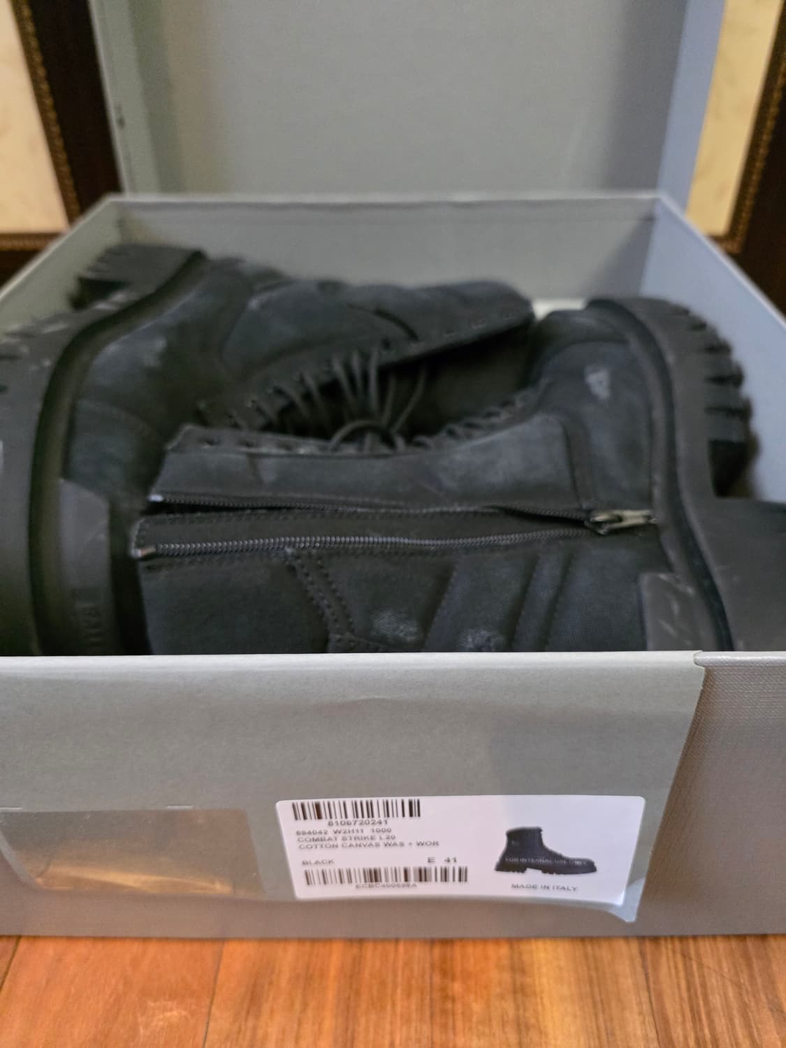 발렌시아가 컴뱃 스트라이크 41 블랙 상품이미지2