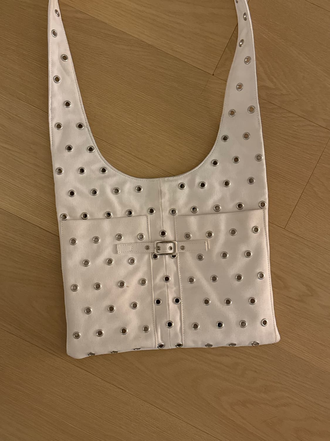 Gimaguas 기마구아스 화이트 캔버스백 숄더백 크로스백 상품이미지7