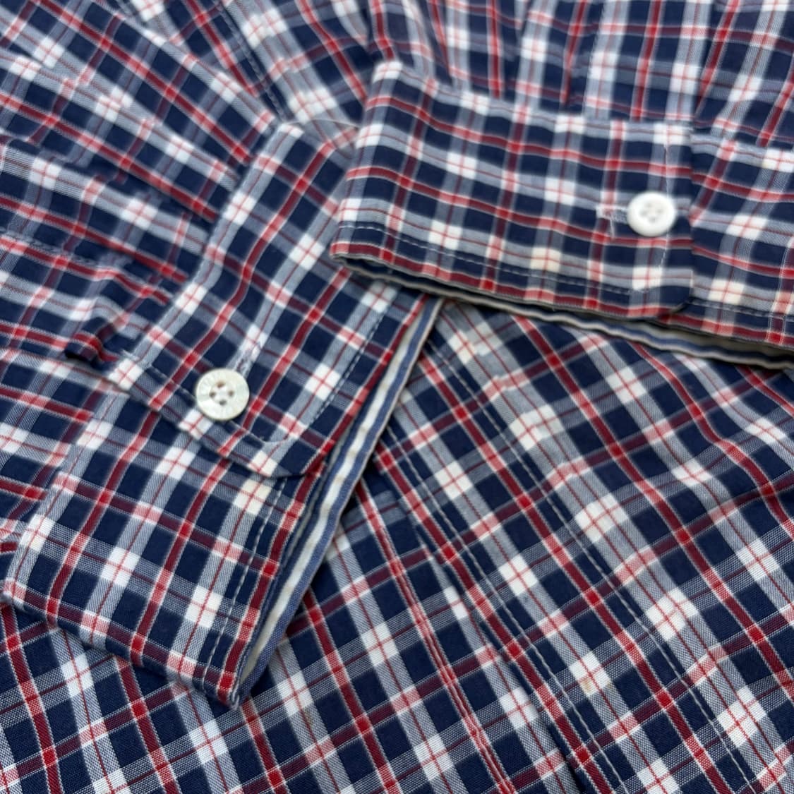 90s tommy made in usa 타미 힐피거 여름 긴팔셔츠 상품이미지4