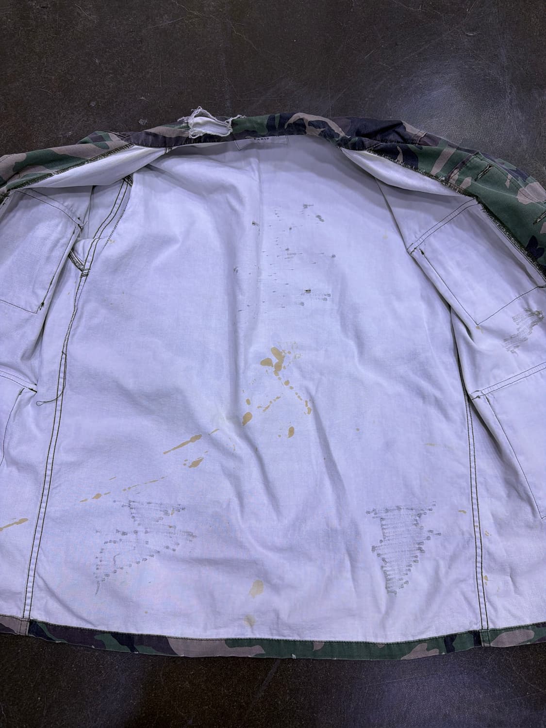 밀리터리 카모 BDU 빈티지 워크자켓 야상 M 상품이미지9