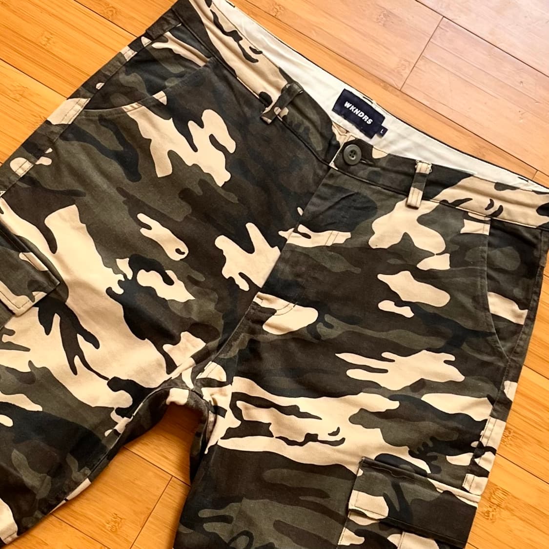 위캔더스 카모플라주 카고팬츠 SIZE L 상품이미지3