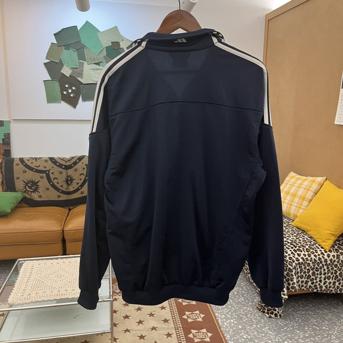 아디다스 올드스쿨 레트로 빈티지 져지 집업 L C10155 상품이미지4