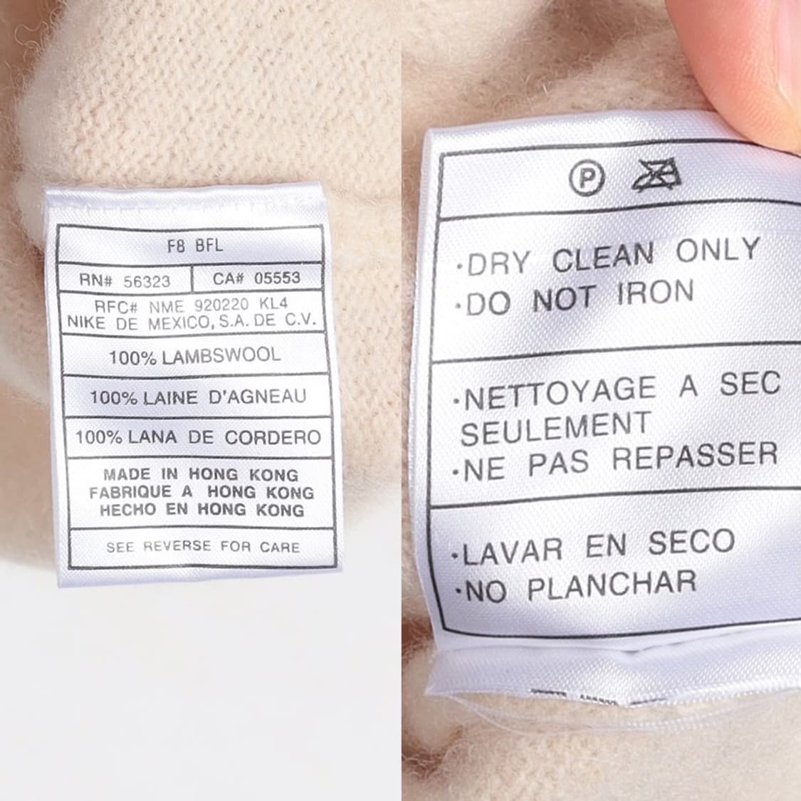 Nike 아이보리 램스울 니트  상품이미지10