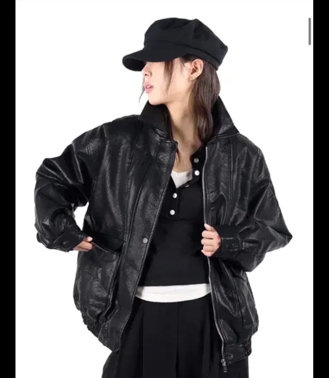 릿킴 레더 퍼자켓 상품이미지1