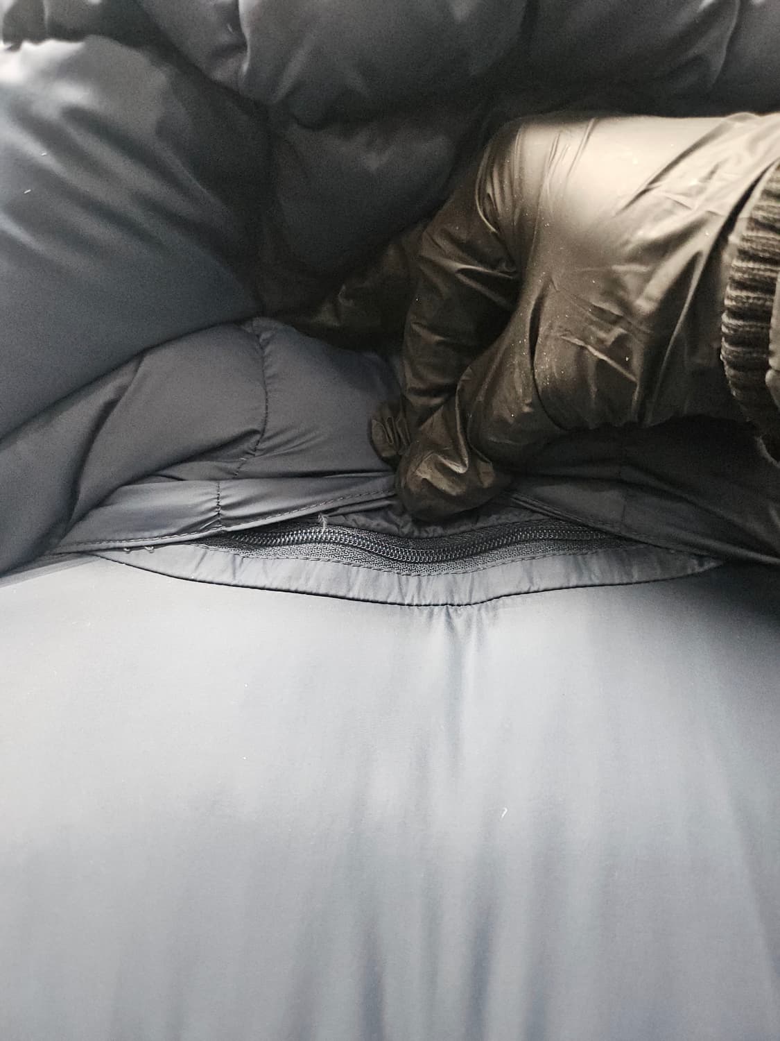 노스페이스 700 미디 패딩 네이비 85 상품이미지3