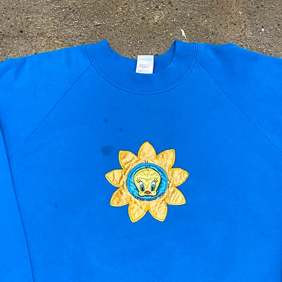 레어 90s Made in USA 빈티지 루니툰 트위티 맨투맨 상품이미지3