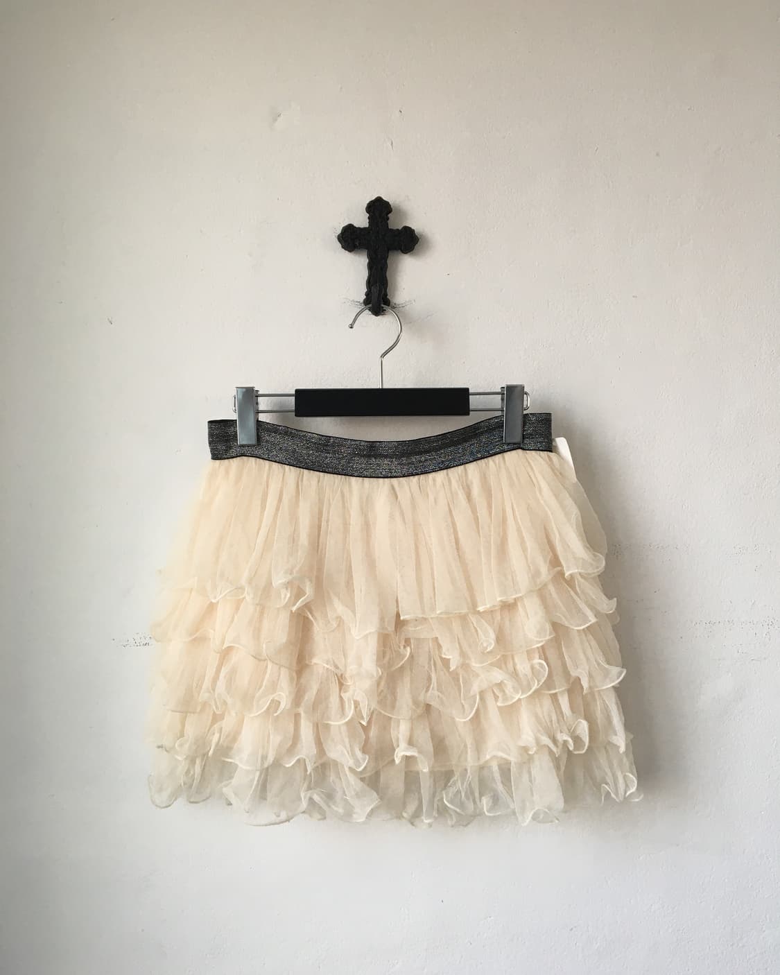 Ruffle sha layer mini skirt 상품이미지1