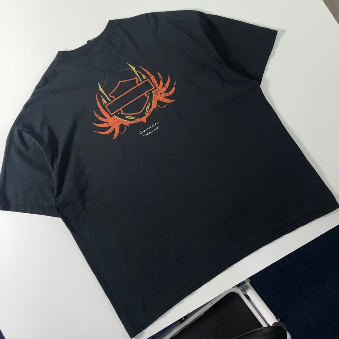 Harley davidson  할리 데이비슨 칸쿤 멕시코 블랙 반팔티셔츠 상품이미지3