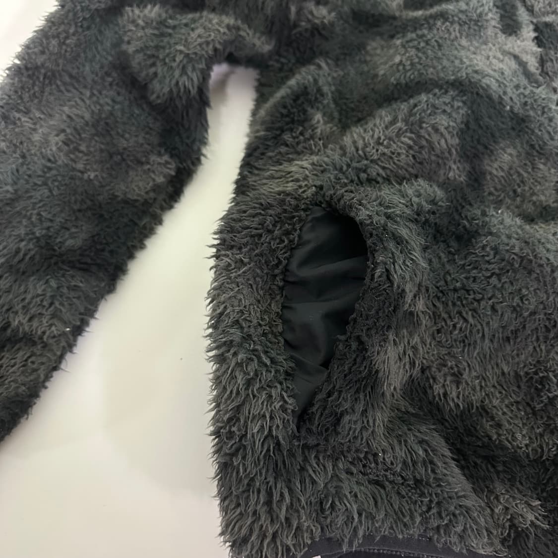 M 컬럼비아 블랙 카모 밀리터리 후리스자켓 상품이미지4