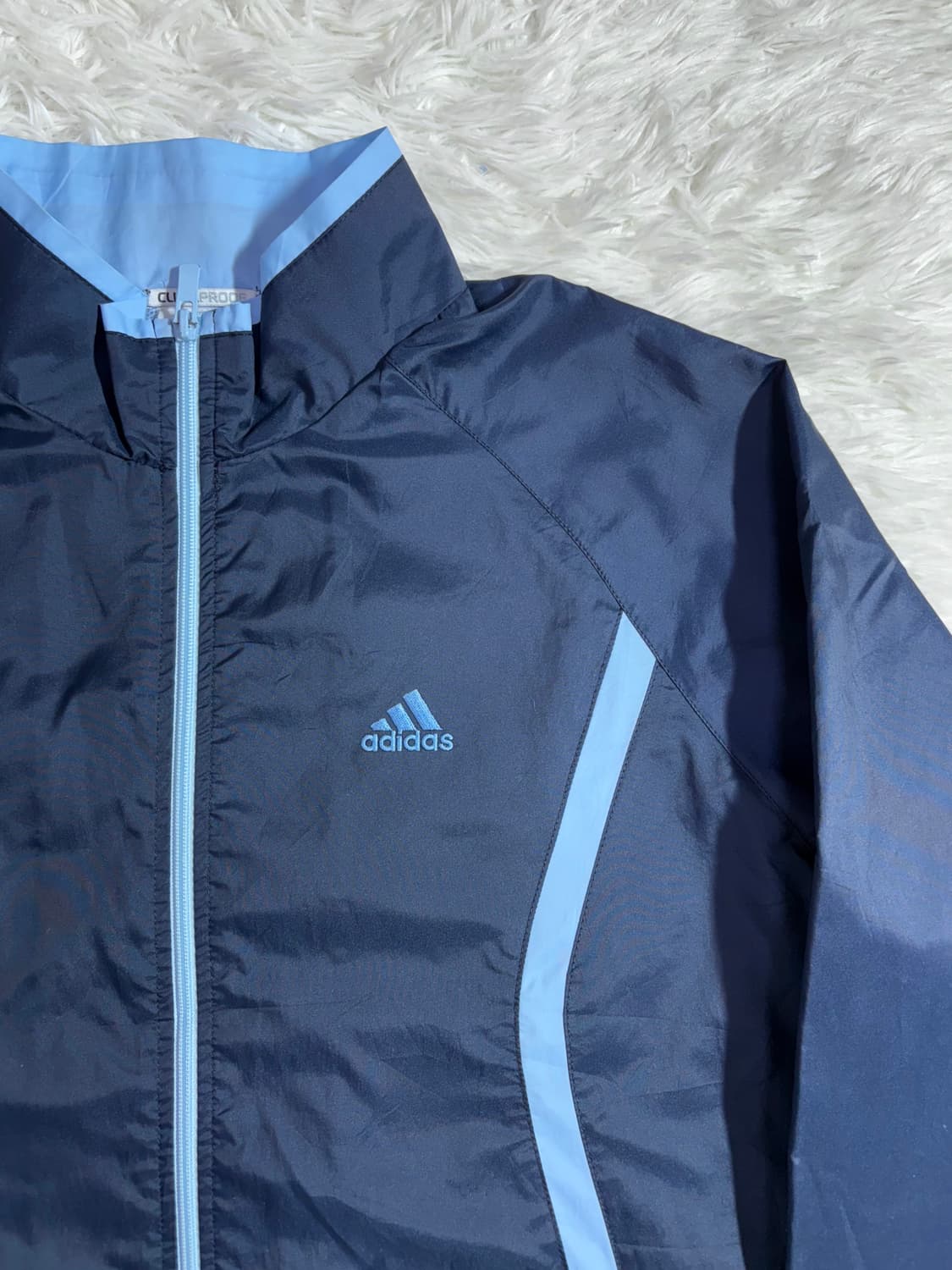 아디다스 JAPAN 베이비블루 스몰로고 바람막이  상품이미지6