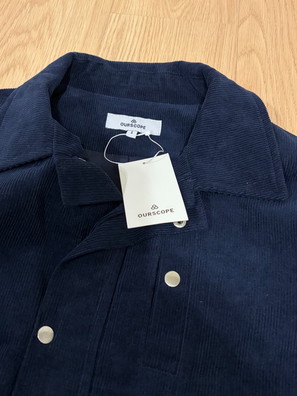 [택 달린 새제품] OURSCOPE 아워스코프 코듀로이 자켓 상품이미지2