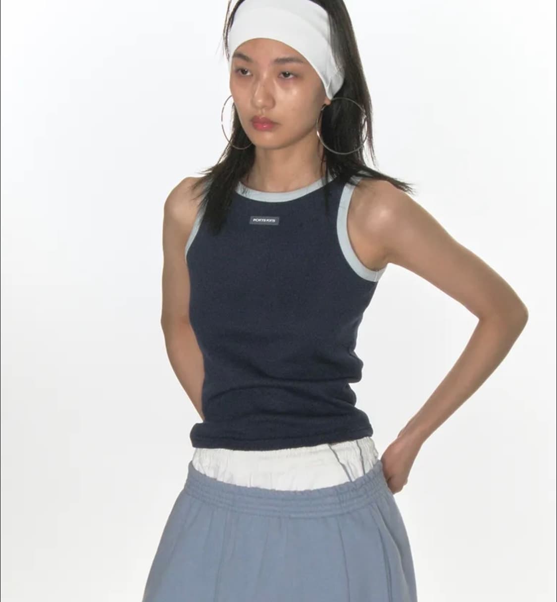 포츠포츠 24SS 림 탱크 - 네이비/RIM TANK / NAVY 상품이미지1