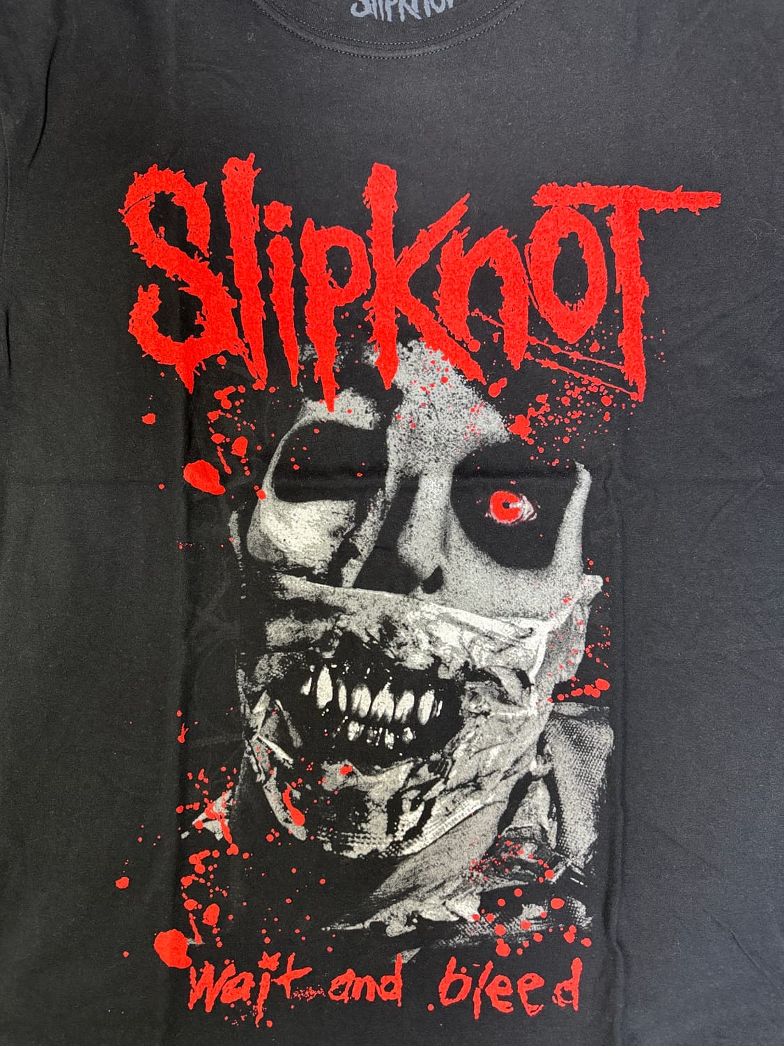 슬립낫 slipknot wait and bleed 오피셜 티셔츠 XL 상품이미지2