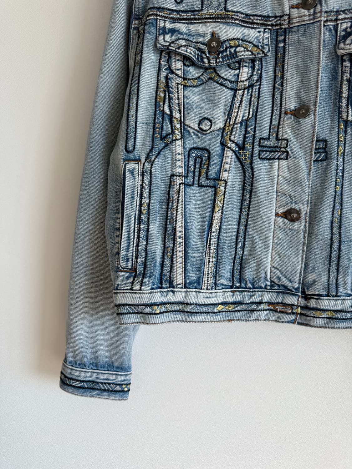 데시구알(Desigual) 자수 데님 자켓 상품이미지3