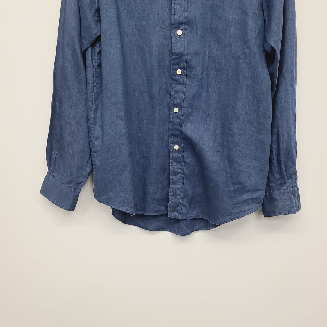 [제목] 폴로 랄프로렌 클래식 핏 리넨 셔츠 네이비 (국내정품) 105 상품이미지4