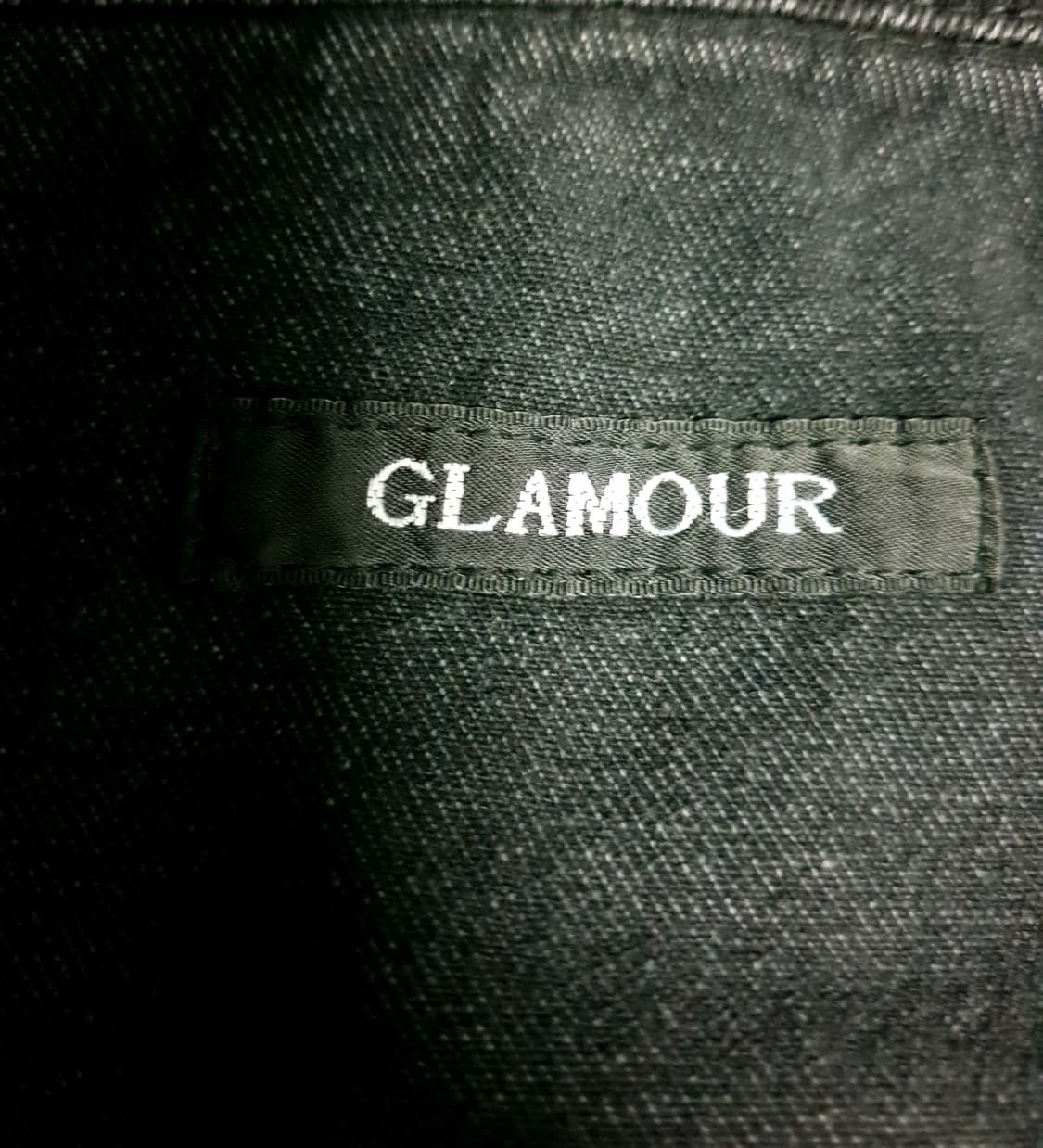 (빈티지) GLAMOUR 더블포켓 데미지 컷라인 데님 조끼 흑청(F) 상품이미지2