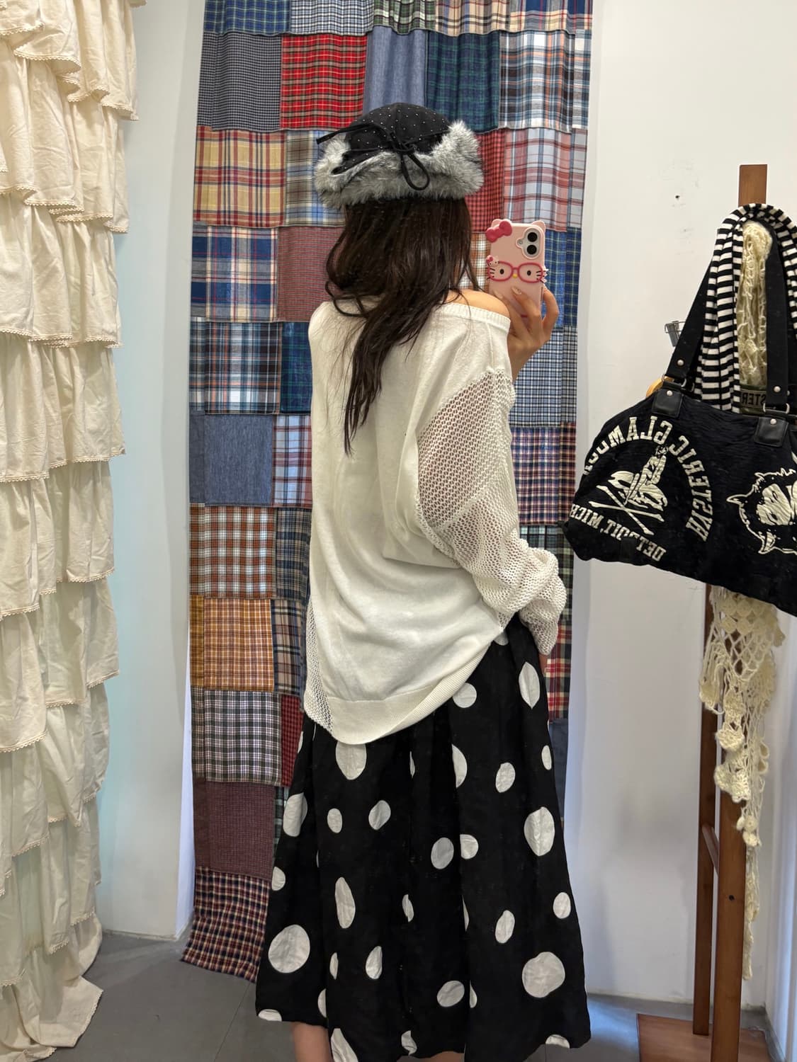 히스테릭글래머 퍽베어 크로셰 니트 상품이미지4