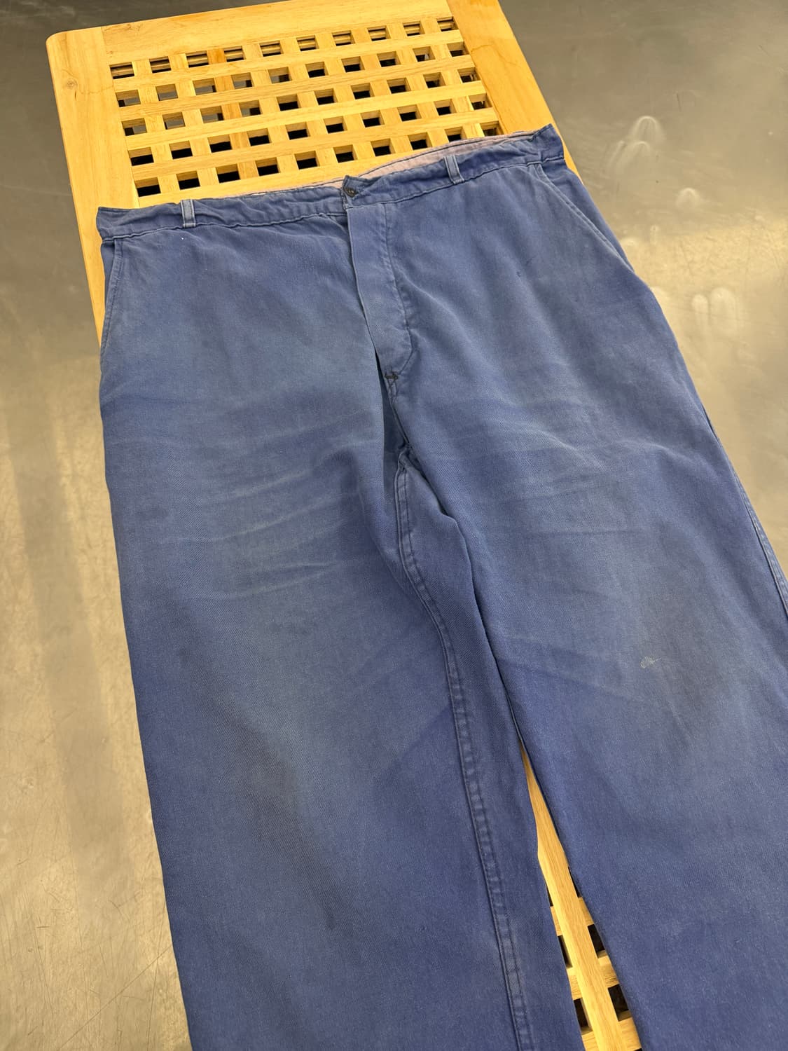 1960s OLD MODEL HARD FADED 빈티지 프렌치워크팬츠 상품이미지5