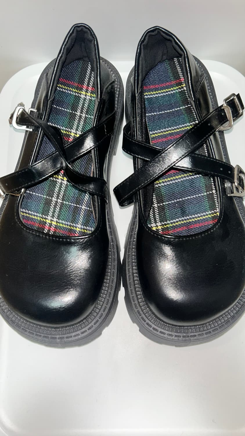 새제품) 청키 플랫폼 메리제인 상품이미지3