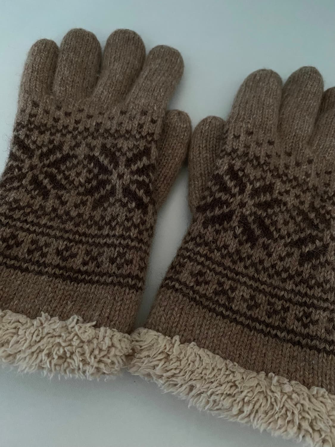 (OS) 빔즈 하트 beams heart 털장갑 상품이미지2