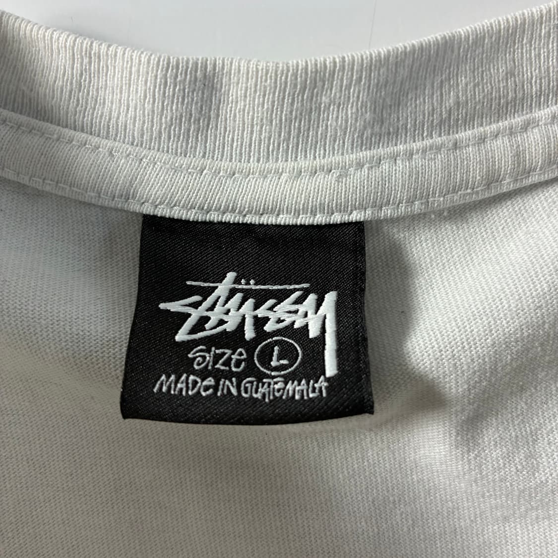 Stussy  스투시 베이직 로고 화이트 롱슬리브 티셔츠  상품이미지5