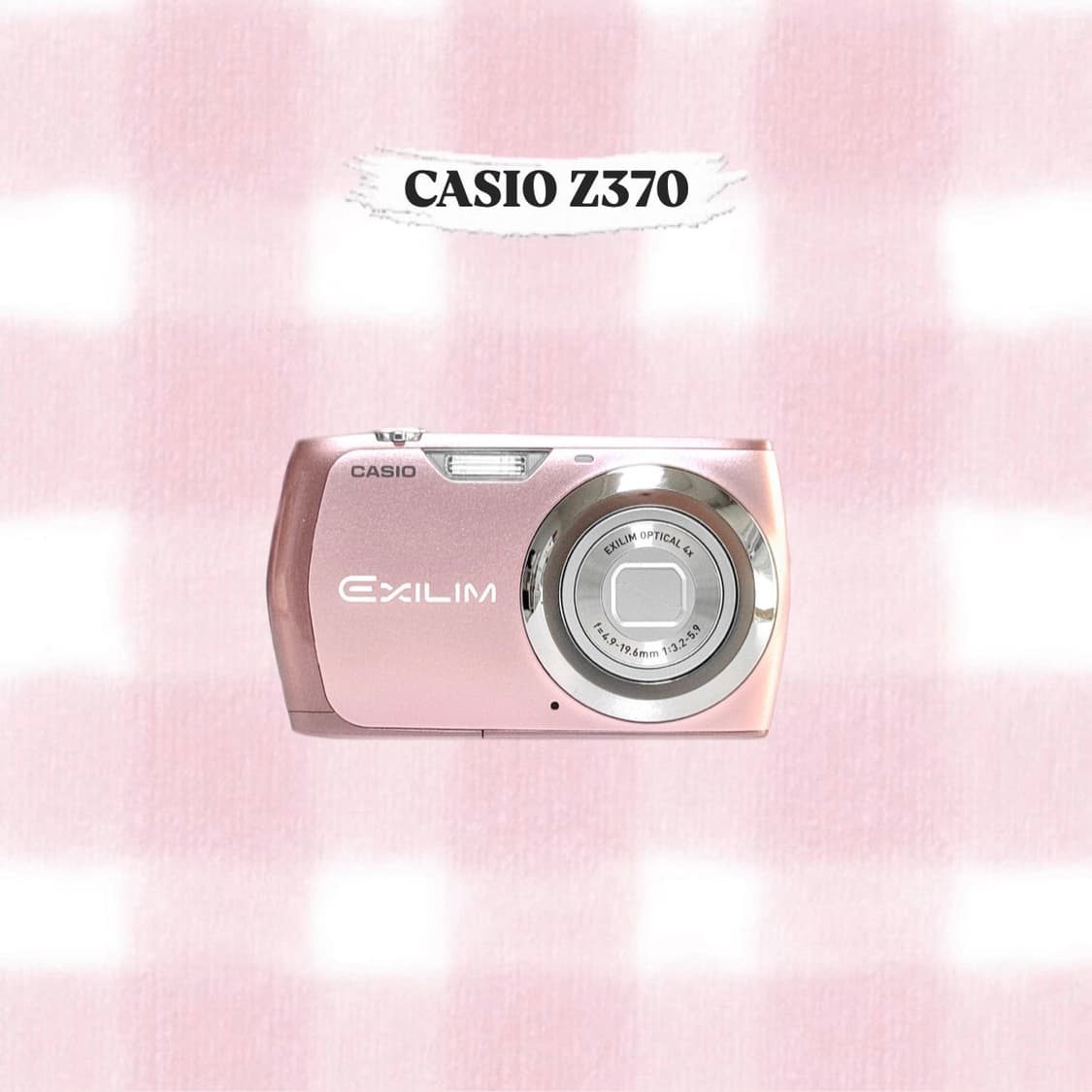 카시오 엑슬림 Z370 베이비핑크 빈티지디카 상품이미지1