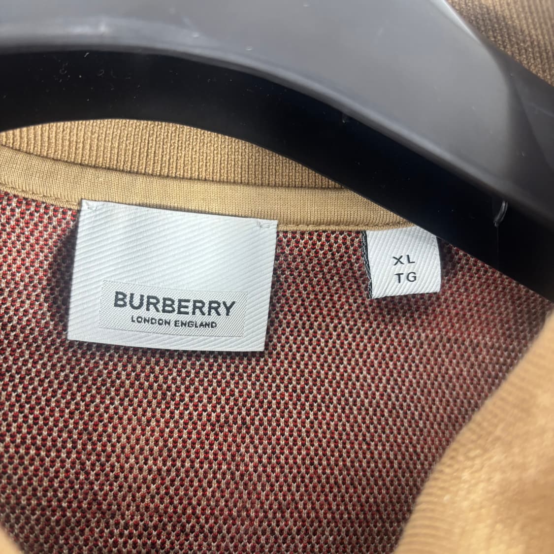 (새상품급)XL 버버리 체크 코튼 자카드 손흥민 폴로셔츠 상품이미지8