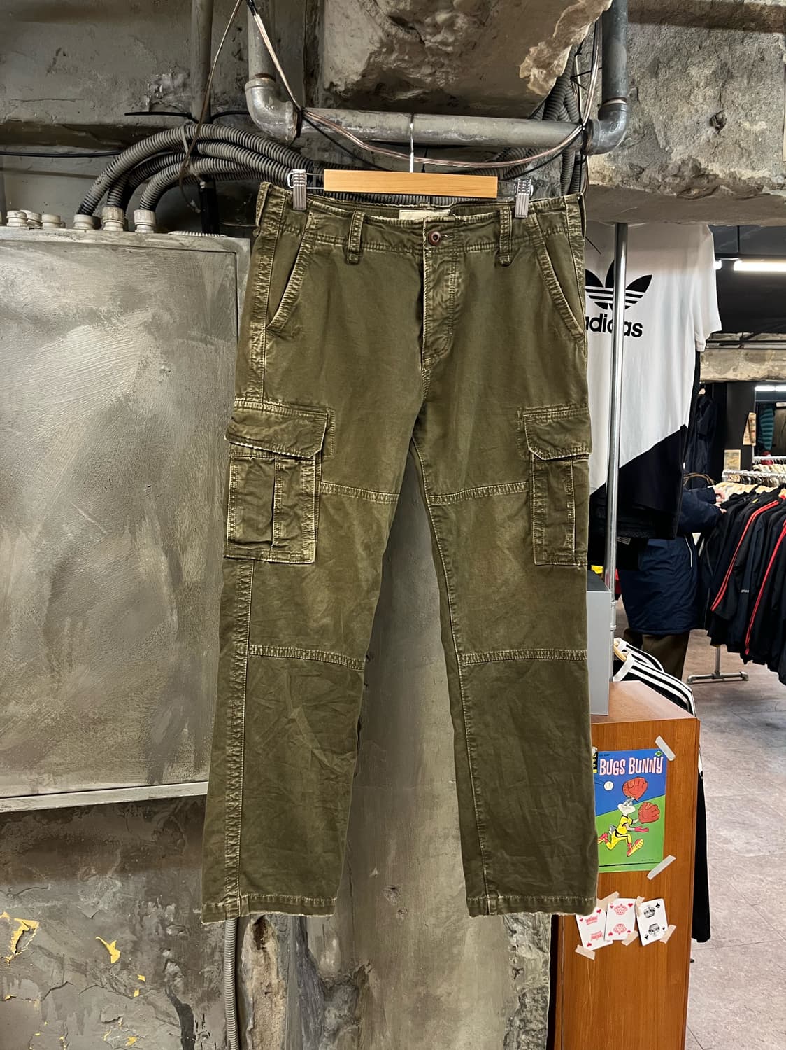 홀리스터 카고 팬츠 카키 33X32 #csz2262 상품이미지1