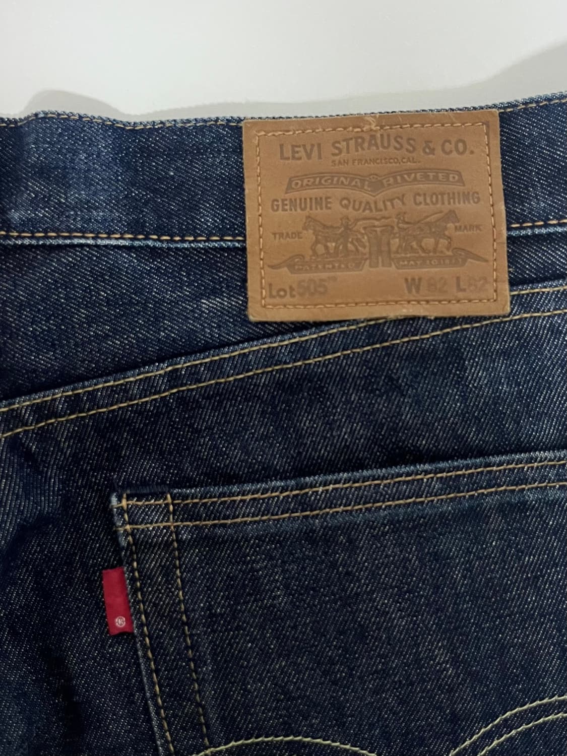 32) 리바이스 505 생지 데님 상품이미지5
