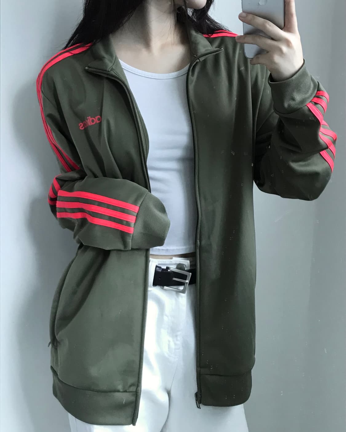 Adidas 아디다스 카키 트랙탑 상품이미지1
