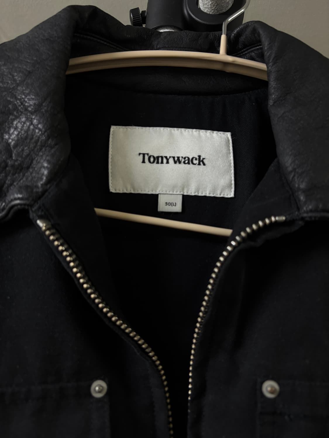 토니웩24ss 워크자켓 블랙 상품이미지2