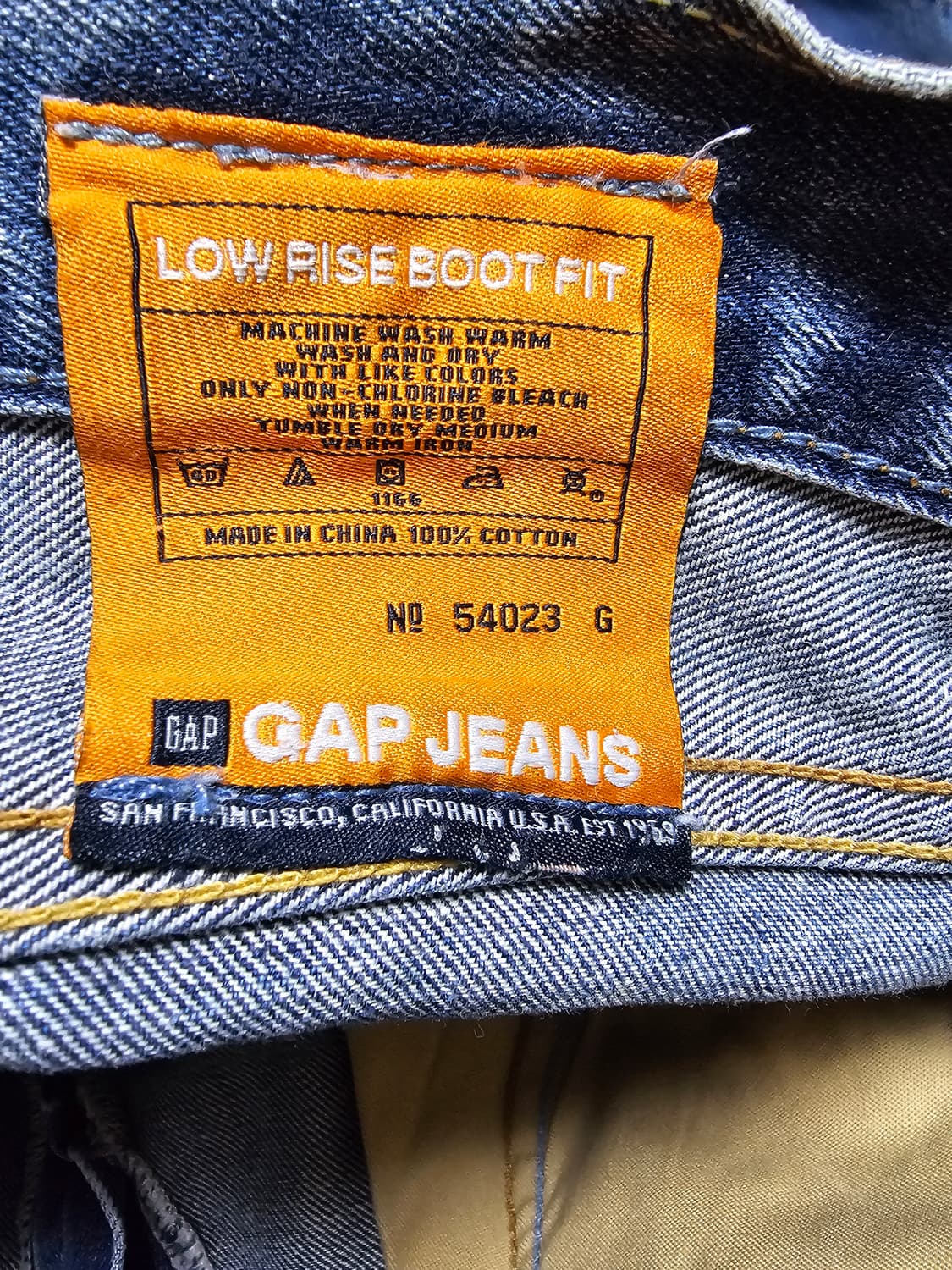 GAP 갭 1969 부츠핏 데님 팬츠 34 상품이미지4